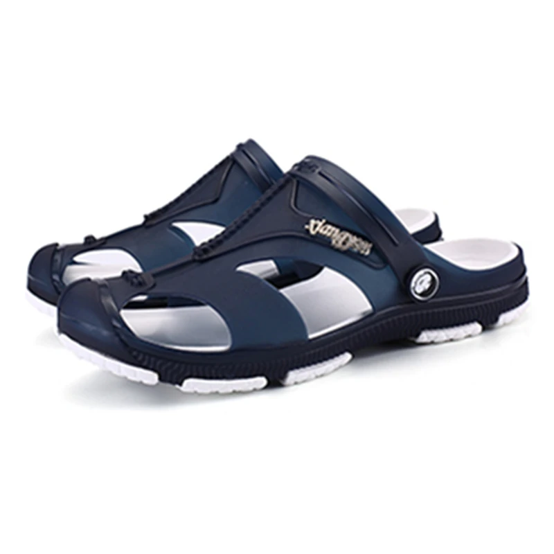 Сандалии мужские для пляжа и прогулок мягкие дышащие Нескользящие шлепанцы