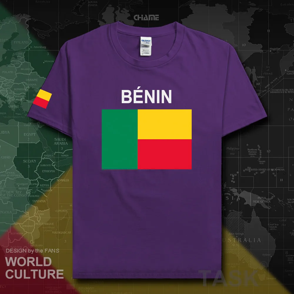 Бенин Beninese Футболка Мода 2018 Джерси Национальная команда 100% хлопок футболка