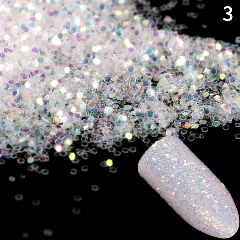 Единорог Аврора белый Блестки для ногтей Книги по искусству Блеск порошок