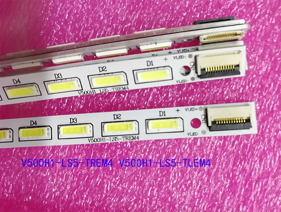 

2Pieces/lot V500HK1-LS5 V500H1-LS5-TLEM4 V500H1-LS5-TREM4 1PCS=28LED 315MM 100%NEW