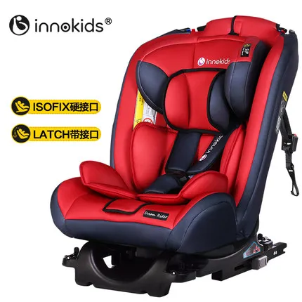 Innokids детское безопасное сиденье детское автомобильное сиденье Двусторонняя установка интерфейс ISOFIX От 0 до 7 лет Детское безопасное сиденье младенец B - Цвет: isofix E