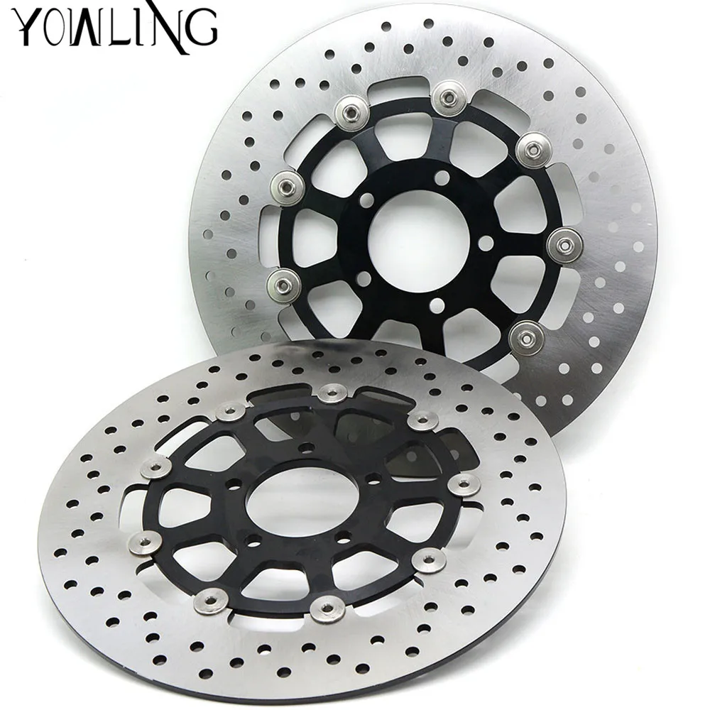 

2PCS Motorcycle Front Floating Brake Disc Rotor For SUZUKI GSX1300R HAYABUSA 13000 1999 2000 2001 2002 2003 2004 2005 2006 2007