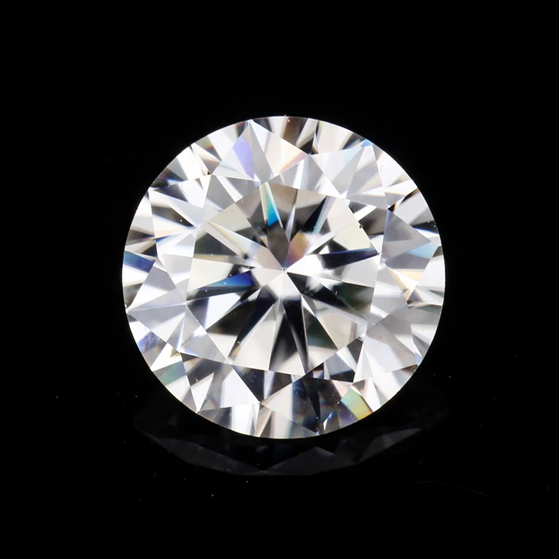 Тест Положительный 6 0 мм 0.8ct круглой формы Блестящий вырез DEF Moissanite Свободный