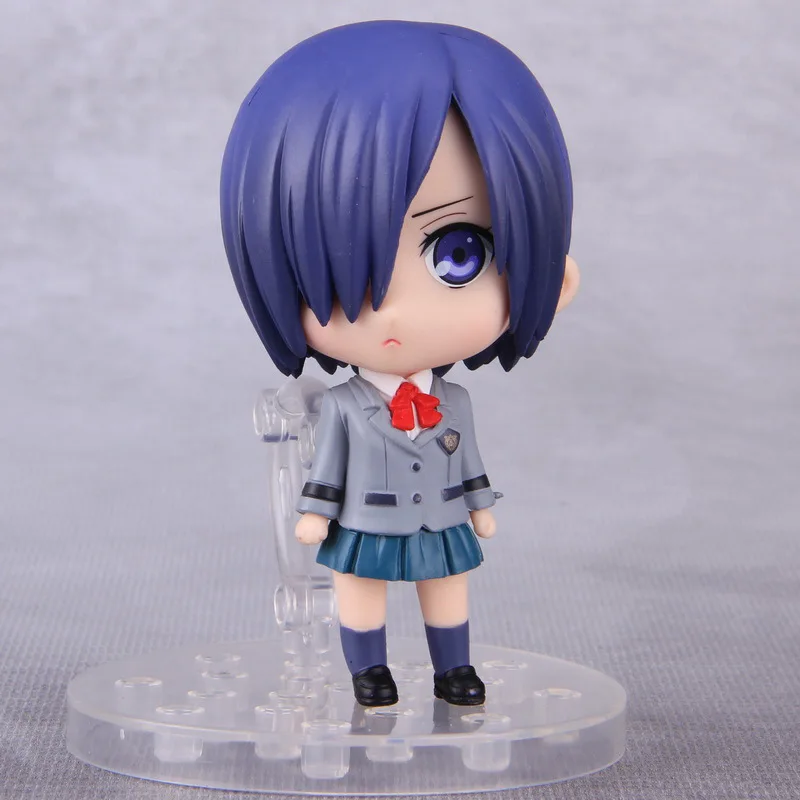 Аниме Токийский Гуль Фигурка 10 см Q версия Kirishima Touka Косплей ПВХ Фигурки Коллекционная модель игрушки куклы с коробкой
