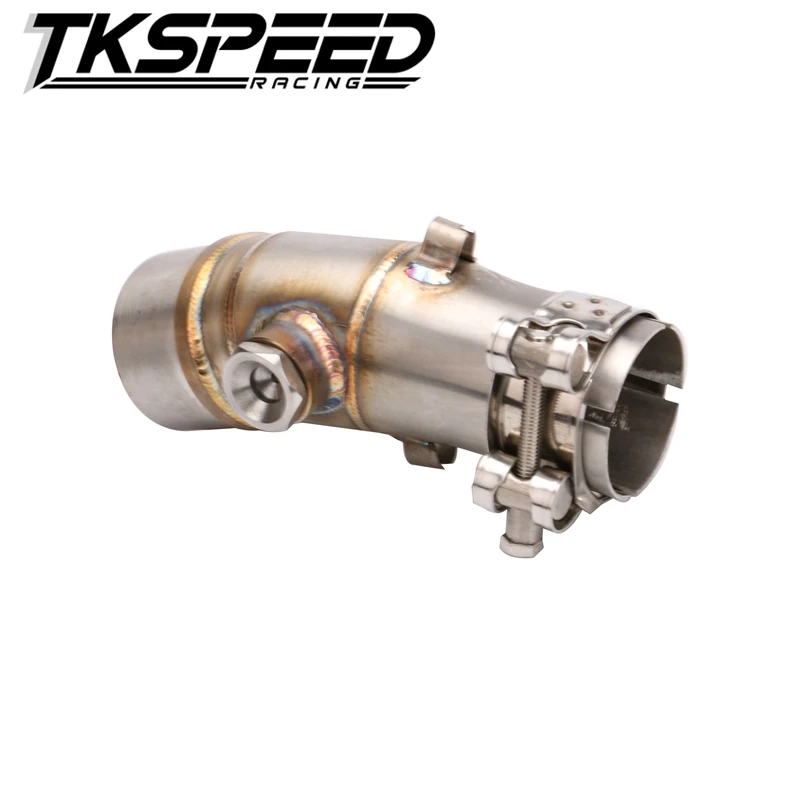 Средняя Соединительная труба для мотоцикла kawasaki ER6N глушитель выхлопной трубы