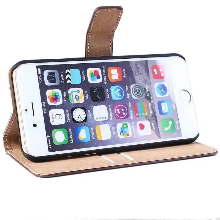 JKLONG New-FlipNew Flip Wallet Stand Leather Case Cover For Apple iPhone 6 4.7 50% |