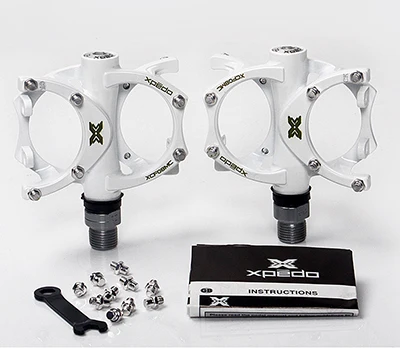 Сверхлегкий Wellgo Xpedo XCF08MC велосипедные педали велосипедные дорожные педали MTB магниевый подшипник из сплава педали - Цвет: white