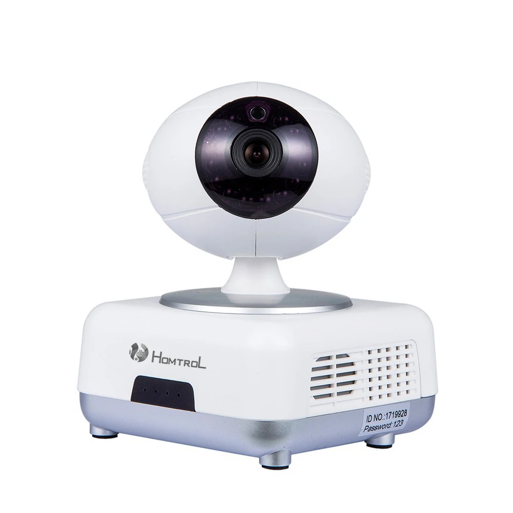 Homtrol SCA8 Mini WiFi 720P HD - Wireless IP Camera Two Way Audio Home Security Plug & Play iPhone Mobile View Setup | Безопасность и