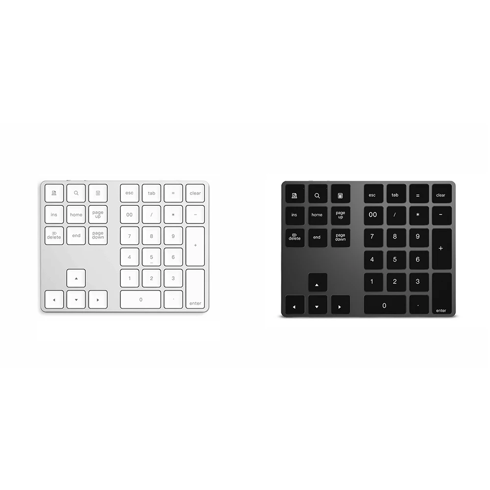 New Numeric Keypad Portable Wireless Bluetooth Number Pad Keyboard 2019 for Mac Laptops PC Black Grey | Компьютеры и офис