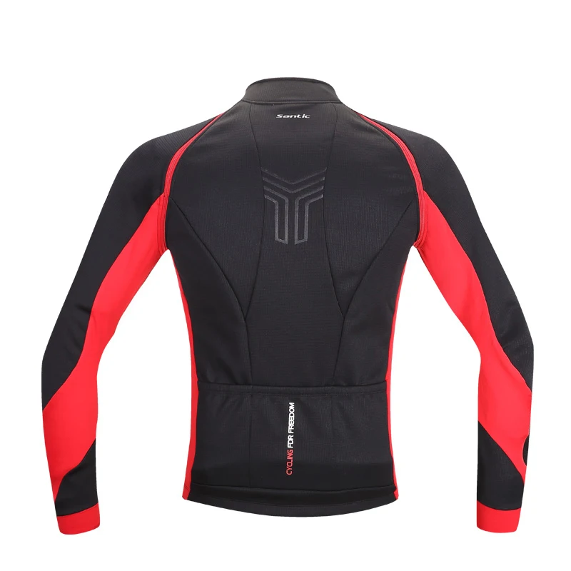 Куртка Santic мужская для велоспорта теплая велосипедная куртка с флисовой