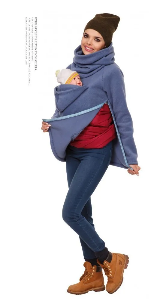 Premama/топ-кенгуру для беременных, осенне-зимнее пальто, одежда для беременных, свитер-кенгуру для мам, Свободное пальто, Размеры S/M/L/XL/2XL, 3 цвета