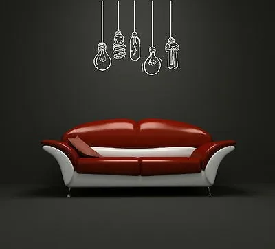 Креативные DIY Забавные различные электрические лампочки настенные наклейки