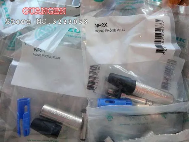 160 шт./лот аудио разъем для Neutrik NP2X 24 K покрытый родием 2 полюса 6 35 мм 5 стерео DIY