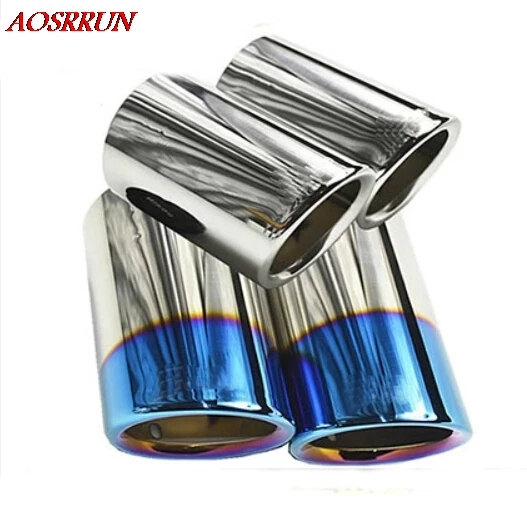 

Для Audi A1 A3 A4 A5 A6 Q3 Q5 Высококачественная крышка автомобильной выхлопной трубы глушитель труба наконечник аксессуары автостайлинг для