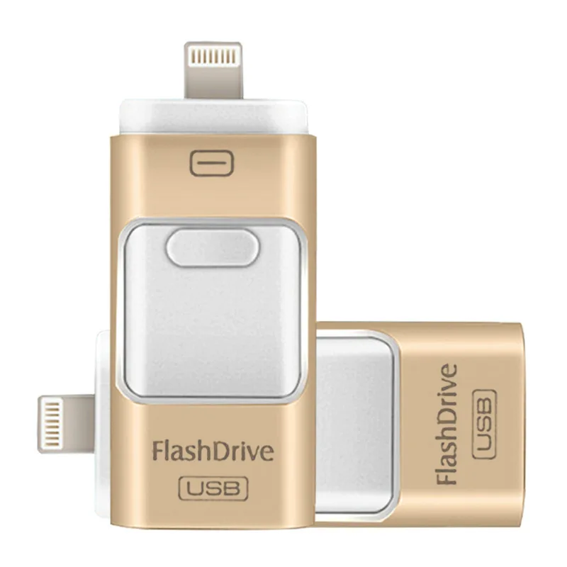 Kimsnot USB Flash Drive OTG Mini Pen Drives 128 ГБ 64 32 Г 16 8 Для iPhone 7 6 5 6s плюс/iPad/iPod HD Memory Stick Android|hd memory