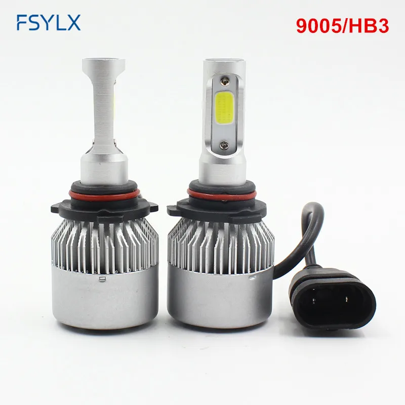 FSYLX 72W 16000lm H1 светодиодный фонарь для автомобиля противотуманный вождения в