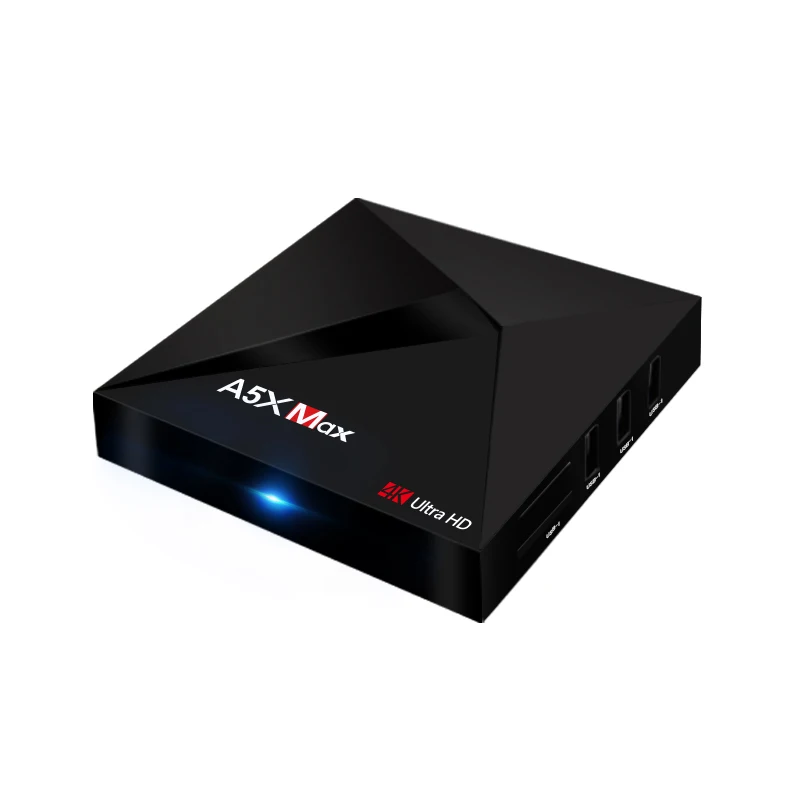 4 ГБ 32 ГБ A5X MAX Android 9,0 tv Box H.265 Малайзия IPTV myip tv 1 год сервис 190+ каналы Малайзия, Сингапур IP tv Indonesia