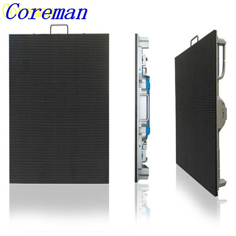 Coreman p3 p4 p5 p6 экран p8 внутренний smd СВЕТОДИОДНЫЙ алюминиевый шкаф 512*512 мм rgb видео