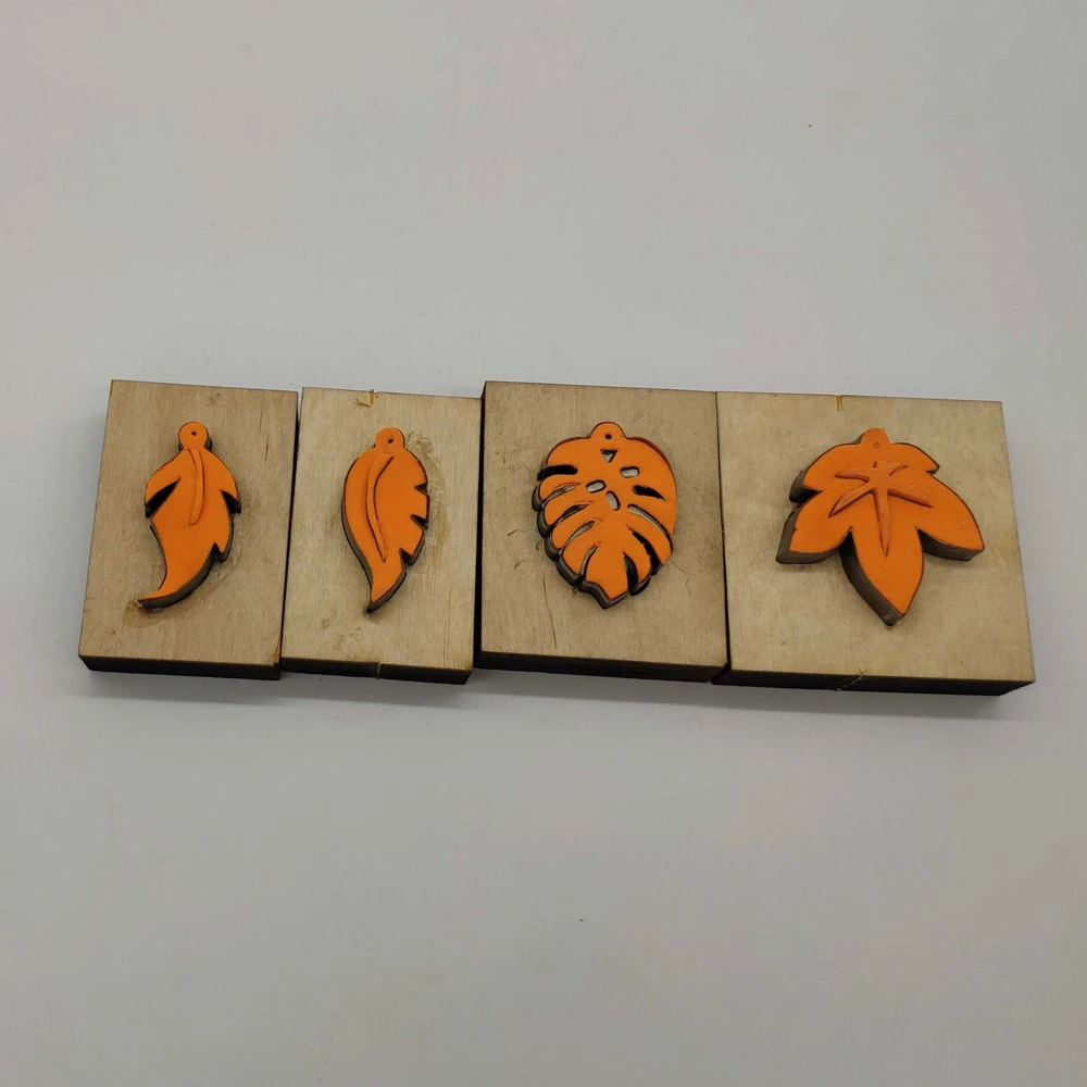 

Дизайнерское кожаное ремесло, кольцо для ушей, украшение, дизайн листьев, нож для высечки, форма «сделай сам», ручной перфоратор, набор инстр...