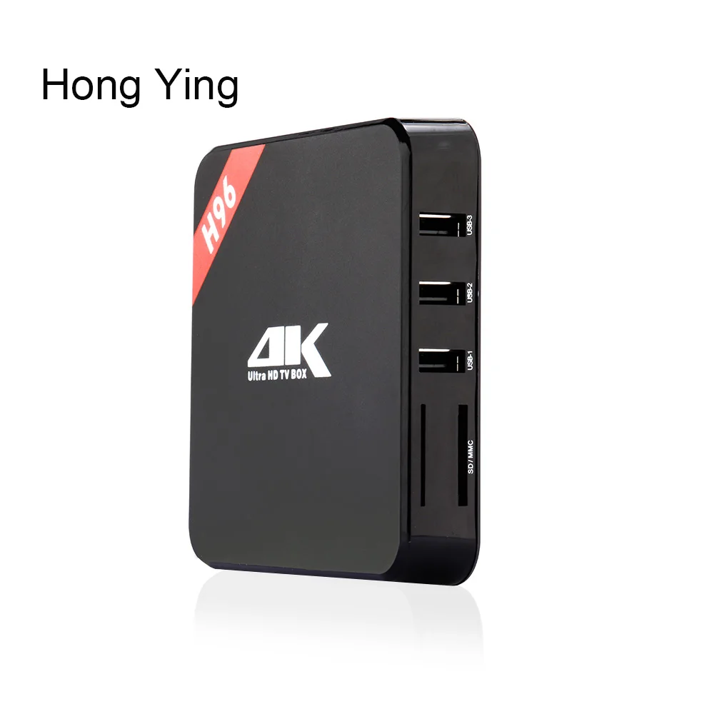 H96 Android ТВ коробка RK3229 4 ядра 6 0 DDR3 1 г 8 HDMI 2 WI FI К h.265 1080 P дополнений Netflix Media