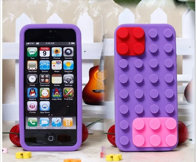 toy blockTPU Soft Silicone Case Cover Skin for iphone 4 4S 4G |