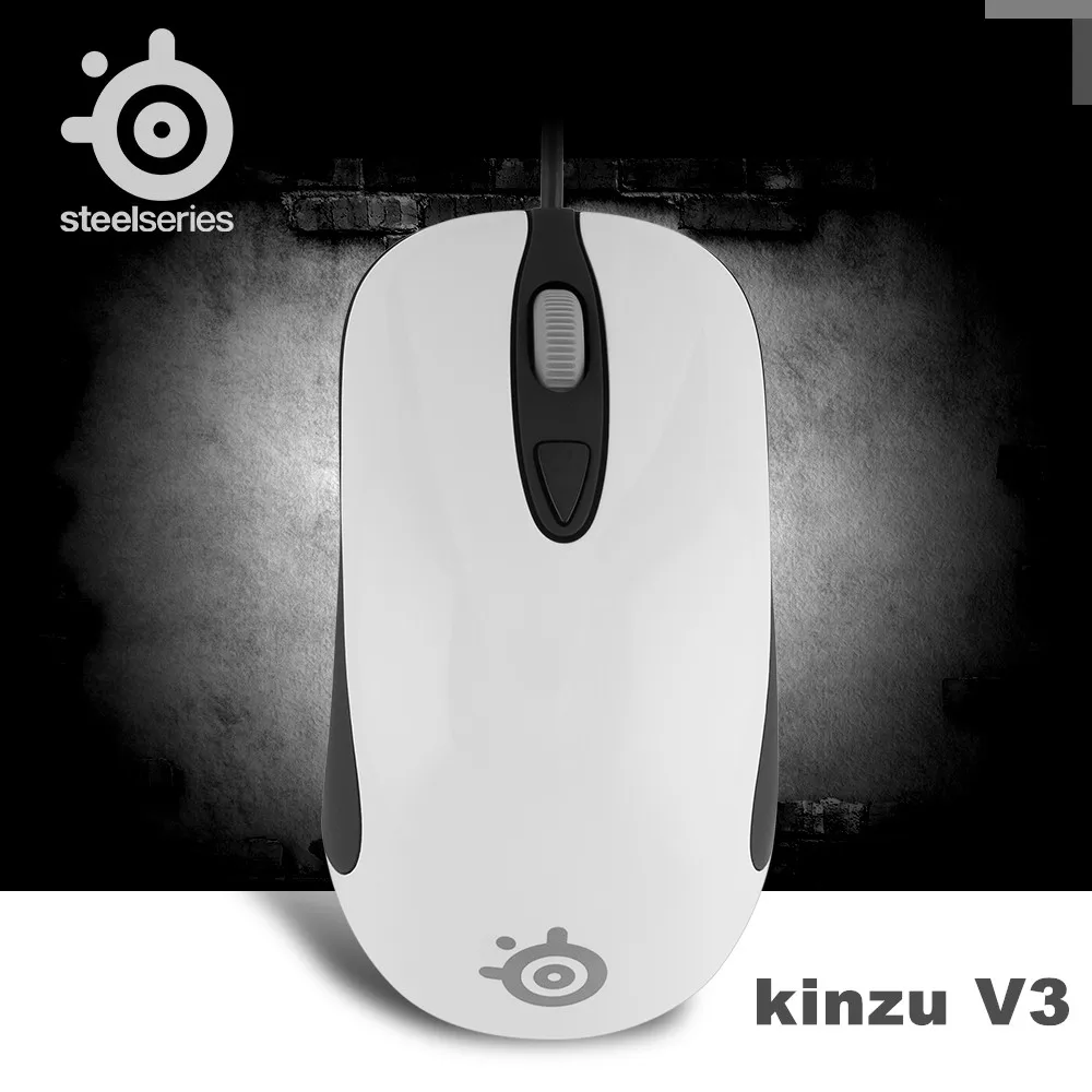 Бесплатная доставка Оригинальная игровая мышь SteelSeries Kinzu V3/V2 USB Проводная
