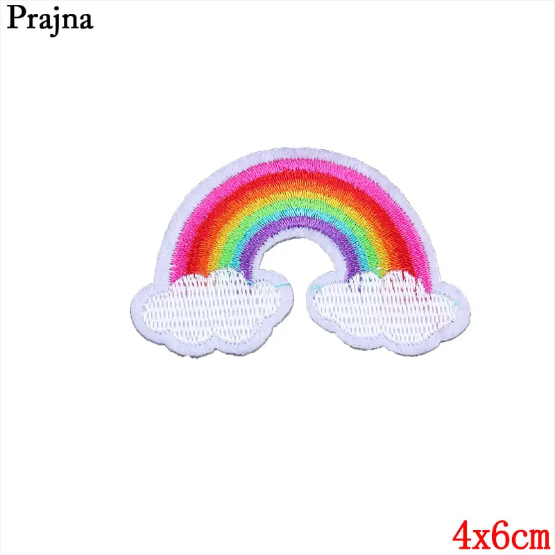 Prajna 10 шт. Радужная гладильная нашивка вышитая наклейка на одежду гомосексуальная