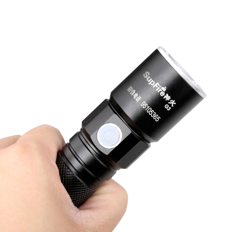 Supfire G3 светодиодный фонарик CREE XF 450 люмен фонарь с USB зарядкой на 18650 аккумулятор IP67