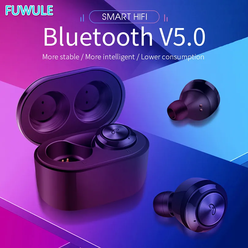 Наушники вкладыши Bluetooth 5 0 наушники беспроводная гарнитура стерео HiFi Звук