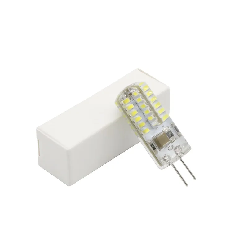 50 шт. светодиодная лампа кукуруза 12 в пост. Тока 3014 Тока|g4 smd|lamp whitecorn light |