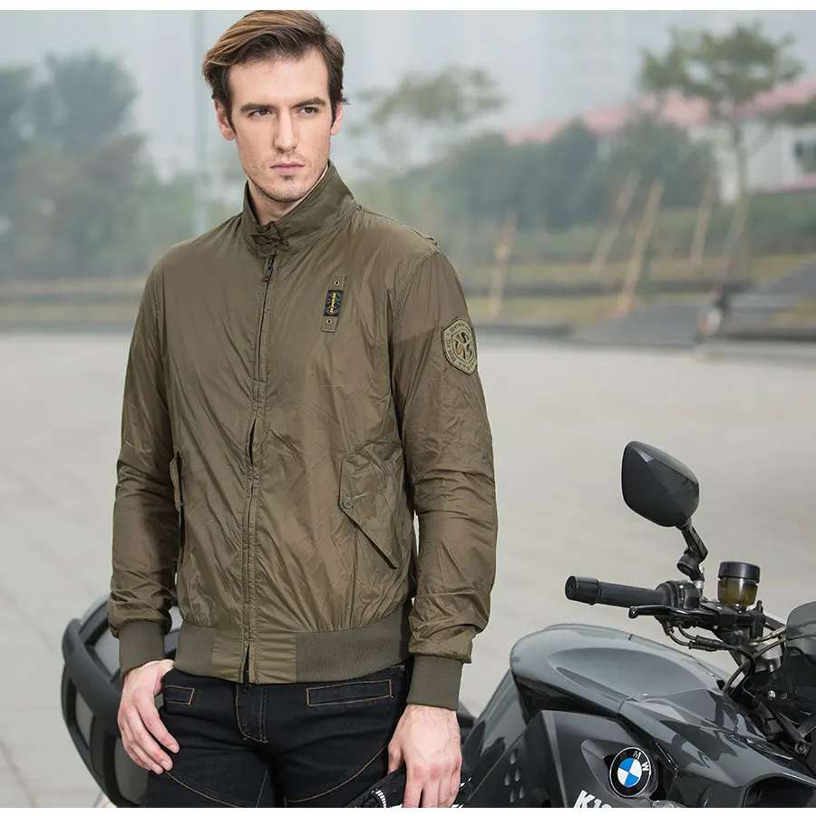 Зеленая мотоциклетная ветровка SCOYCO 21 портативная куртка Мужская