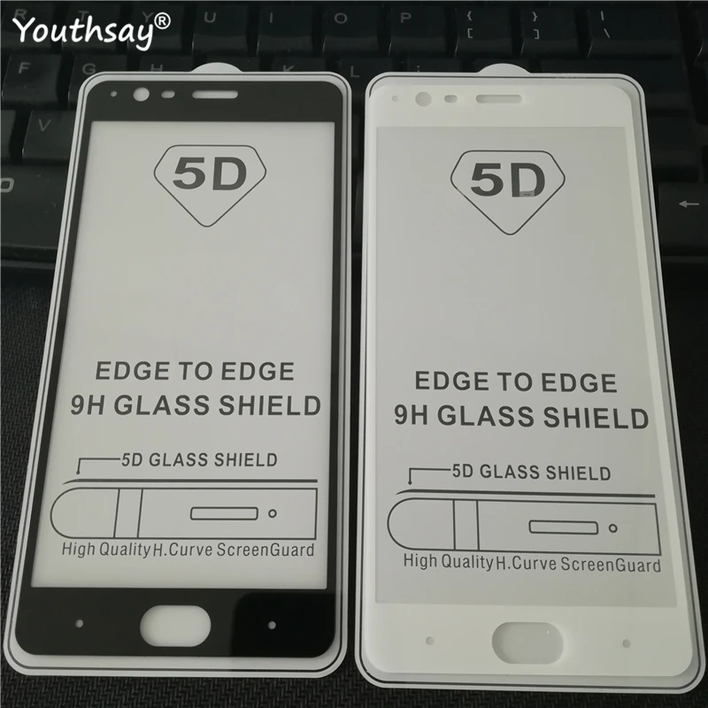 5D изогнутые закаленное Стекло для Oneplus 3T 3 полный Экран протектор One plus т Oneplus3 A3010 9 H