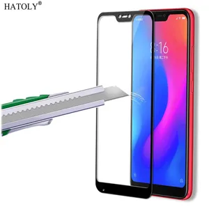 2pcs screen protector for xiaomi mi a2 lite glass tempered glass for xiaomi mi a2 lite glass mi a2 lite full glue coverage glass free global shipping