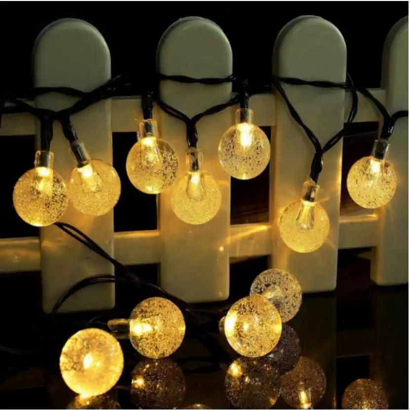Solar String Lights Waterproof Christmas Fairy for Home Garden Outdoor Patio Tree Parties Holiday Decorations | Лампы и освещение