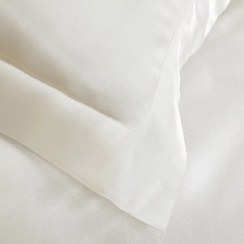 Шелковый атласный комплект постельного белья шелковое постельное белье набор