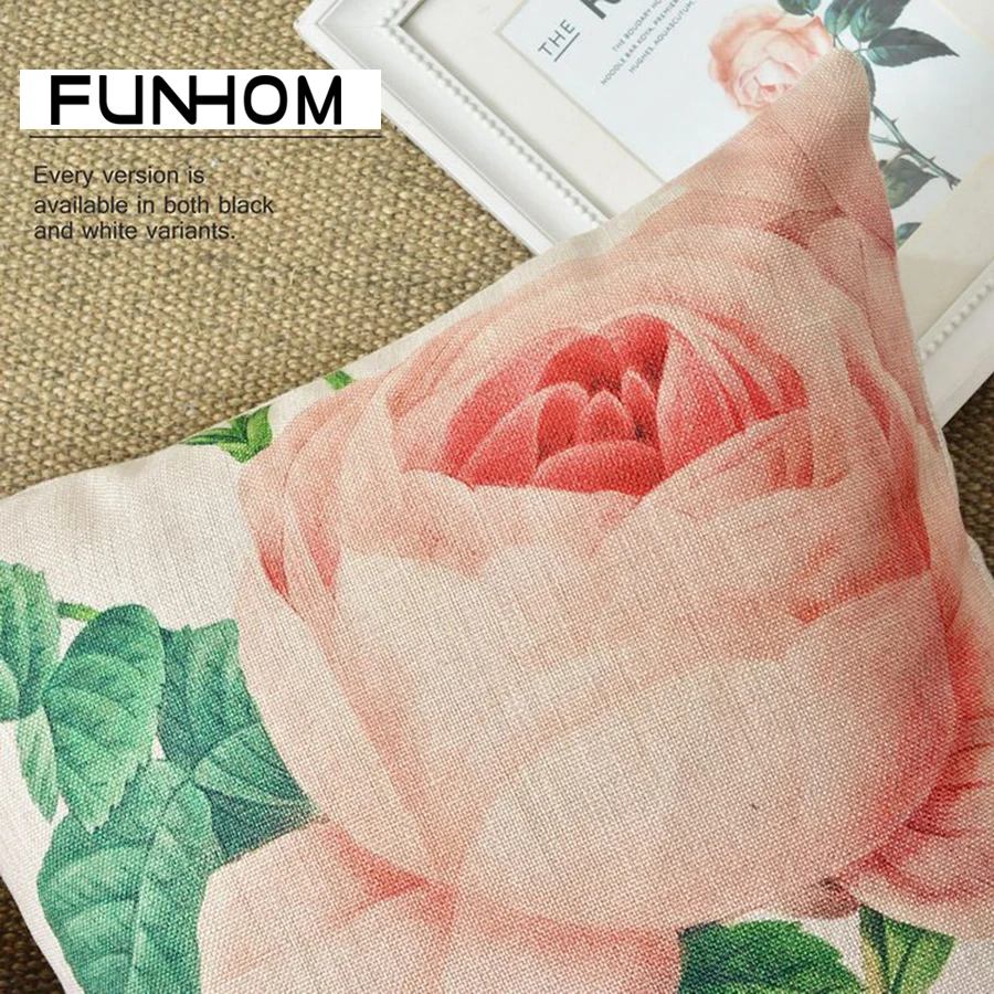 Европейская деревенская Цветочная Подушка с цветами подушка для украшения дома