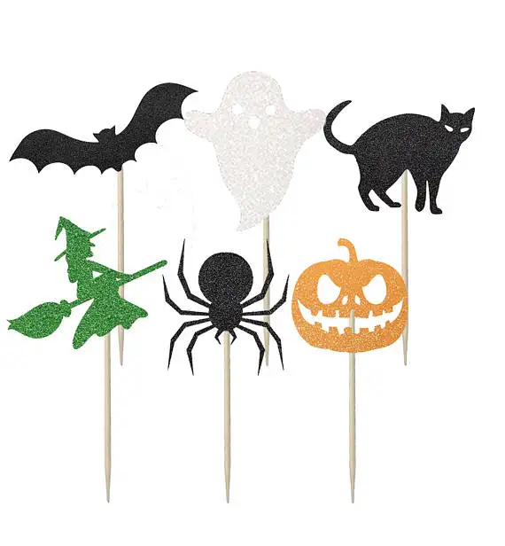 

Glitter woodland animals Birthday Cupcake Toppers baby shower baptism wedding Party Decor