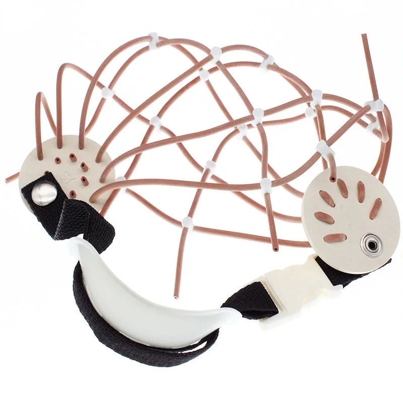 

Size can be adjusted child/adult EEG electrode hat,portable brown EEG cap.