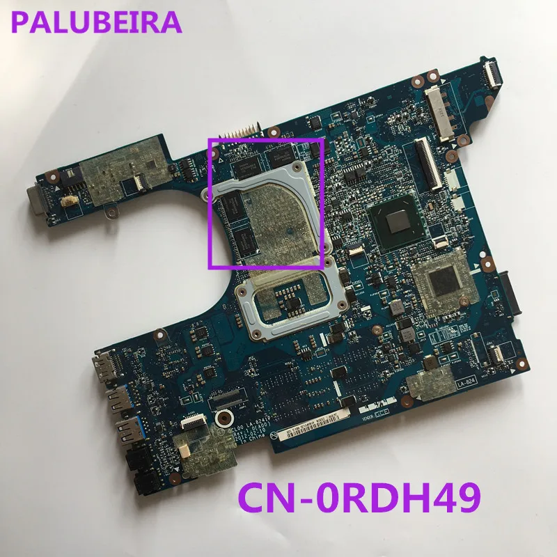 PALUBEIRA CN 0RDH49 QCL00 LA 8241P материнская плата для ноутбука Dell Vostro 3560 HM77 DDR3