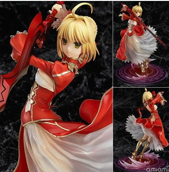 Экшн фигурки из ПВХ 23 см Fate stay Night Fate/EXTRA Saber Lily масштаб 1/7|toy lens|toy story figurtoy subaru |