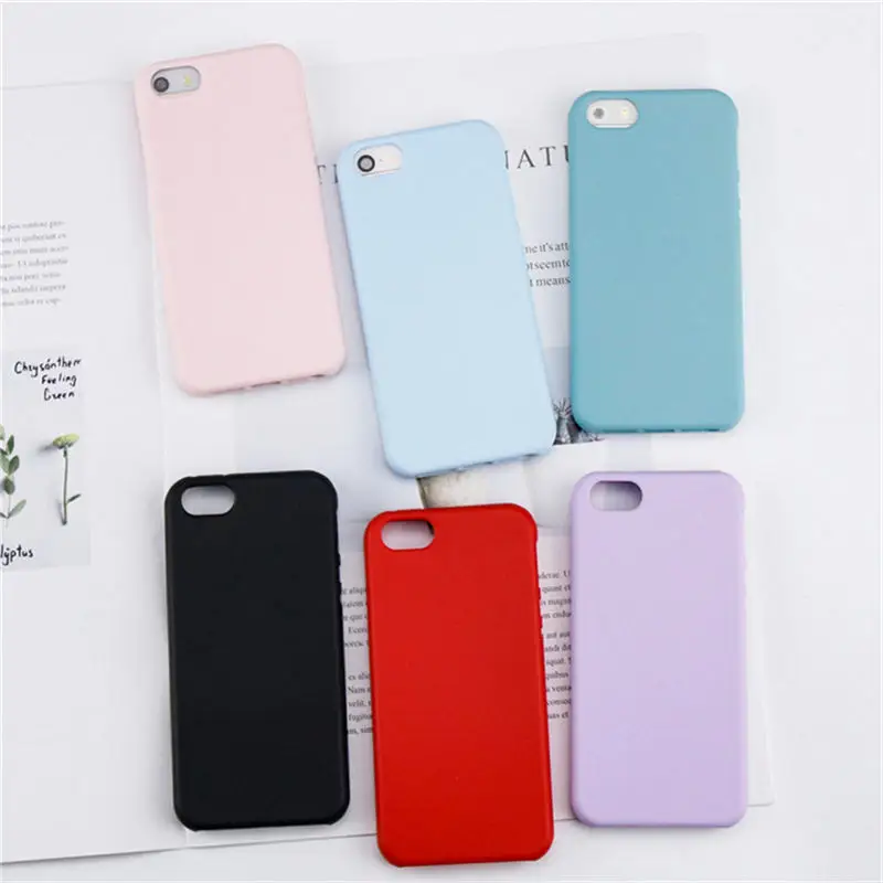 Candy Coque For Apple iphone 5 5S Case SE Fashion Shockproof Soft TPU Silicone Phone Original Protective Cover |