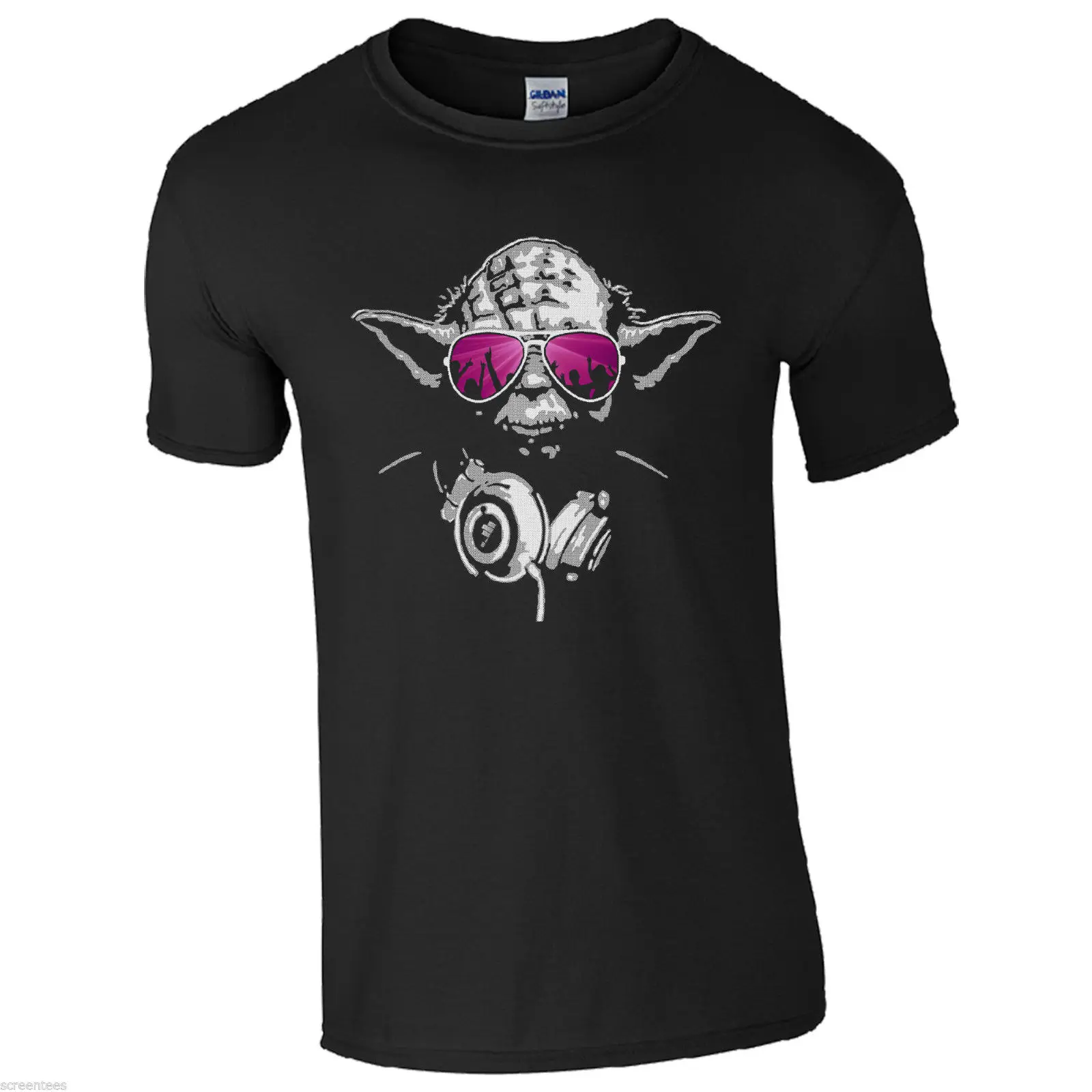 Футболка для DJ Yoda Jedi Master Детская футболка с принтом Звездные войны Музыка хип хоп