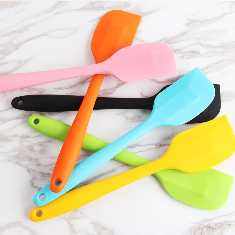 Kitchen Silicone Spatula Scraper Premium Colorful for Cake Cream Butter Mixer Tool Baking Spoon Spatulas | Дом и сад