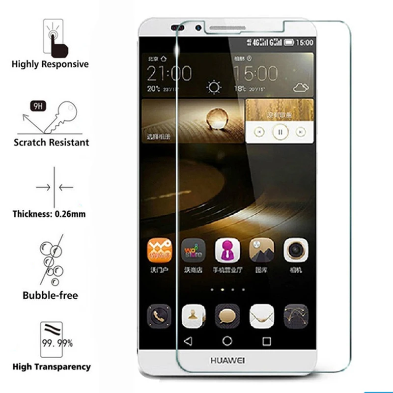9 H 2.5D мобильный телефон закаленное стекло для Huawei Ascend Mate 7 MT7 экран протектор