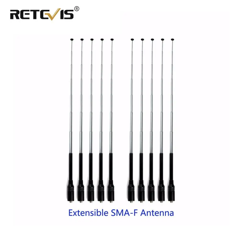 10 шт. телескопическая антенна для рации Baofeng 888S Retevis H777 RT5R Ailunce HD1|antenna for baofeng|walkie