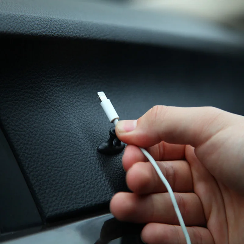 8 шт. фиксированный зажим для USB кабеля автомобильный проводов|car clips|car charger line