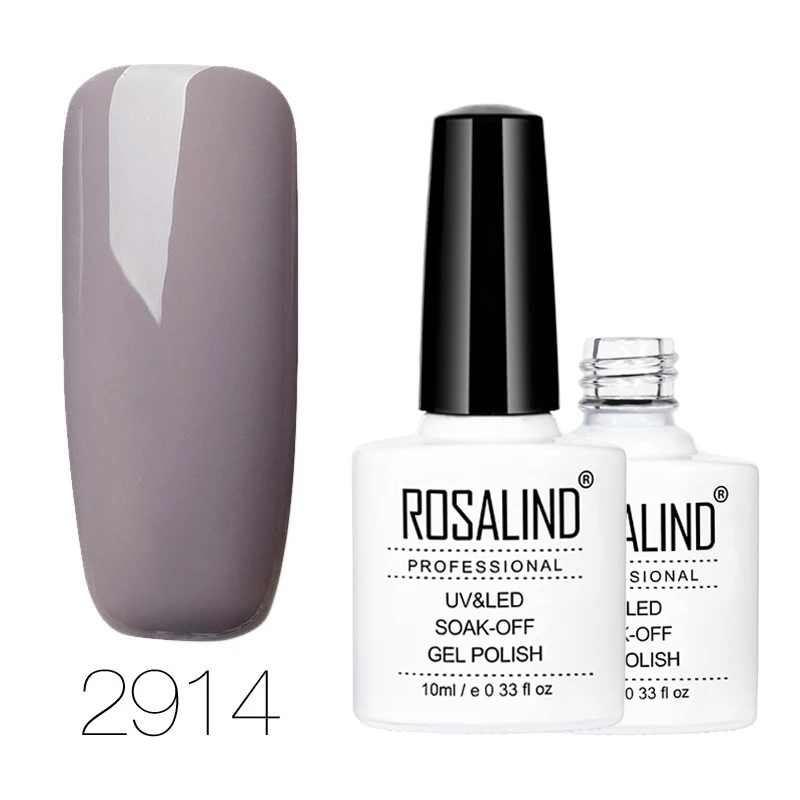 RD2914 Rosalind гель 1S 10 мл УФ светодиодный Гель-лак для ногтей красный серый цвет УФ светодиодный лак для ногтей долговечный Гель-лак - Цвет: RD2914