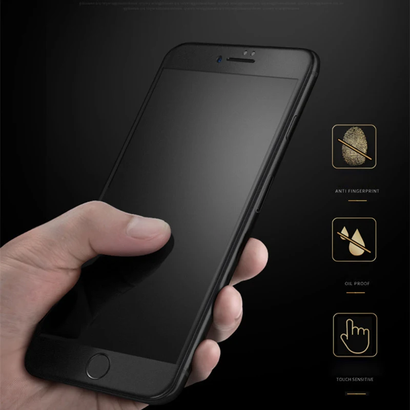 Esobest анти-отпечатков пальцев Стекло для iphone12 мини матовый Экран протектор 11 pro max xs