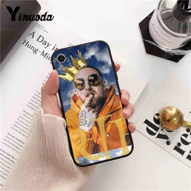 Yinuoda Mac Miller Rapper Phone Cover for iPhone 8 7 6 6S 6Plus X XS MAX 5 5S SE XR 10 11 pro max | Мобильные телефоны и
