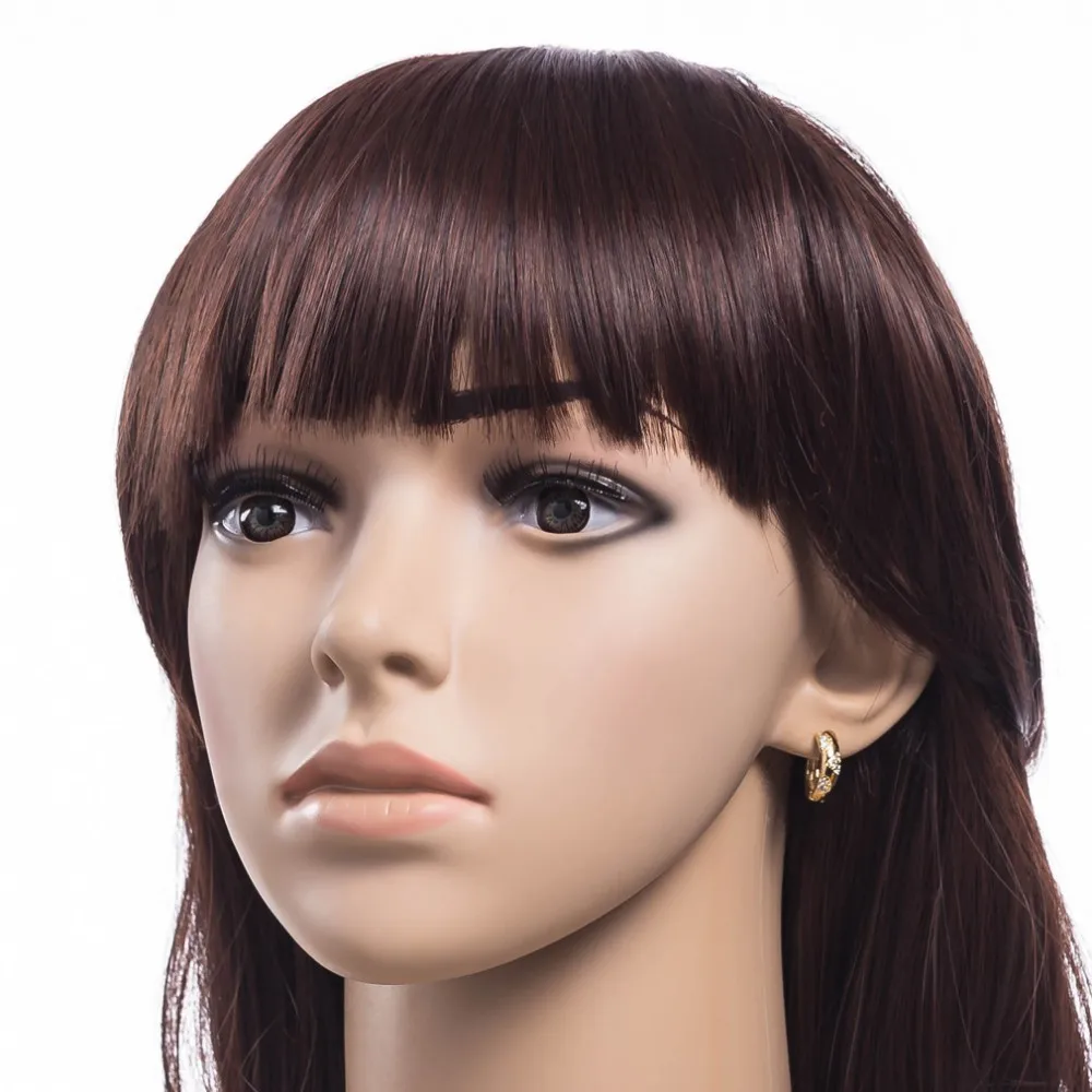 Женские винтажные серьги кольца с австрийским кристаллом маленькие однотонные